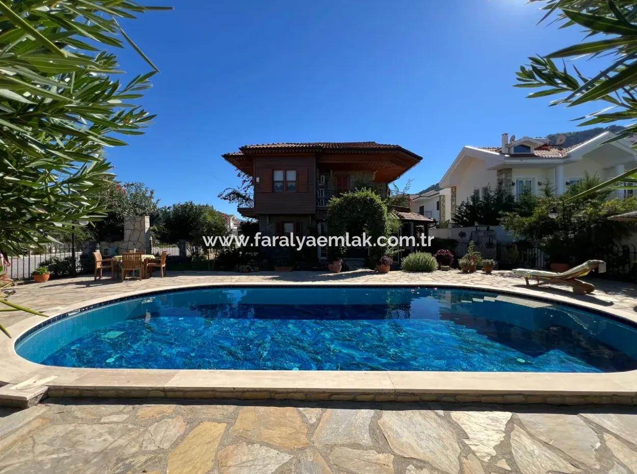 Steinvilla Zum Verkauf Auf Einem 580M2 Großen Grundstück In Gulpinar, Dalyan