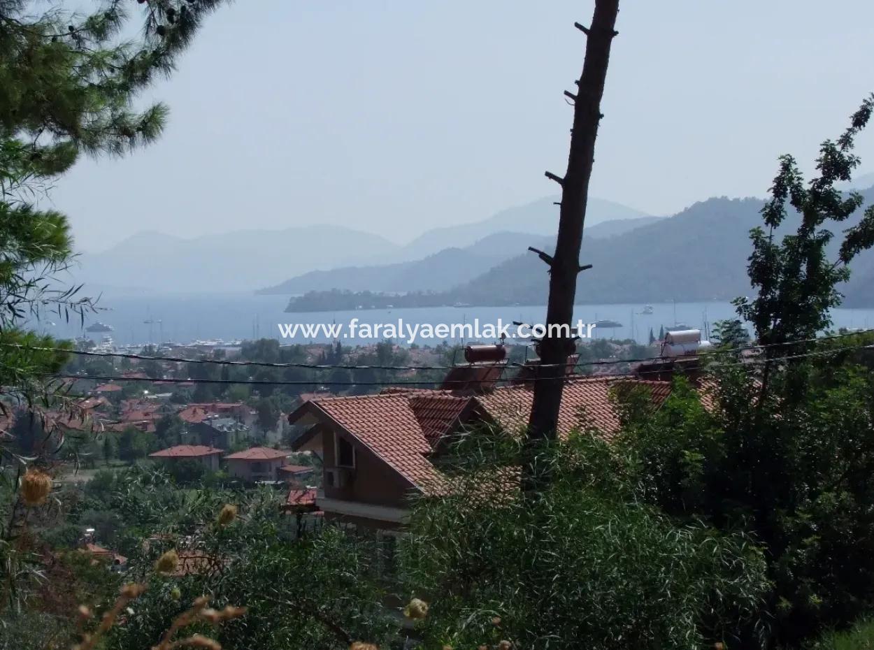 Land For Sale In Gocek Fethiye Göcekde 2017M2 Land For Sale With Full Sea View