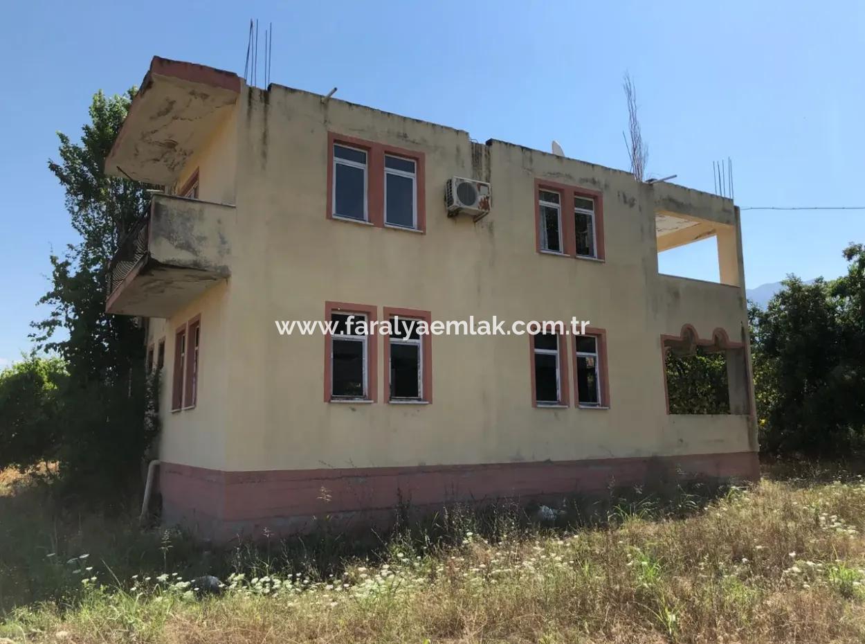 2 Storey House Villa For Sale In 727M2 Land In Seydikemer