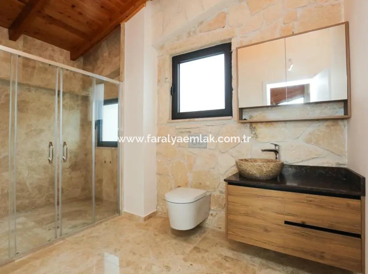 Stone Villa For Sale With Sea View In Sarigerme