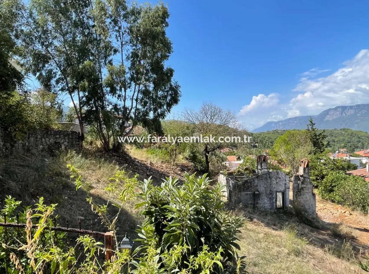 Land For Sale In Akçapnar With Sea View 500M2 Zoning