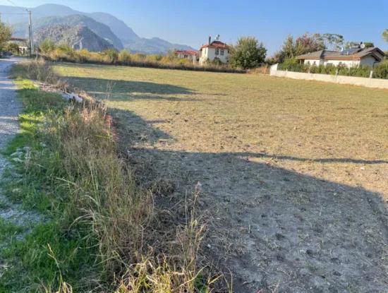 Dalyan'da Merkeze Yakın 4 Parsel Yanyana 2140M2 Satılık Arsa